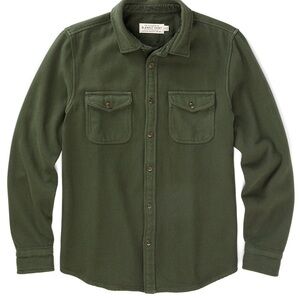 Outerknown Chroma Blanket Shirt - Black Olive